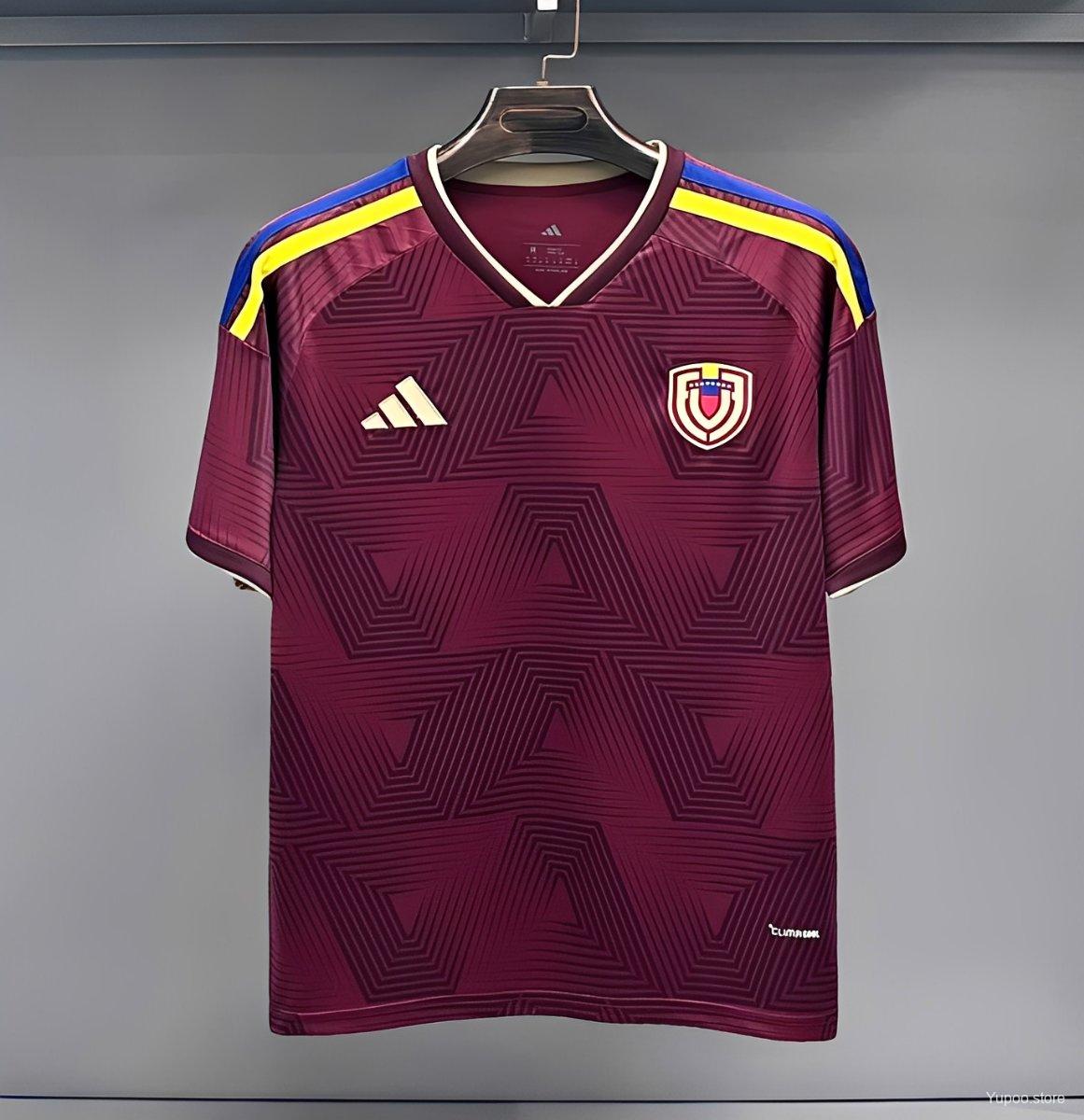 Camiseta de fútbol Venezuela 2026 LOCAL MANGA CORTA VERSION FAN